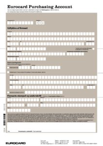 Eurocard Purchasing Account - VR Travel